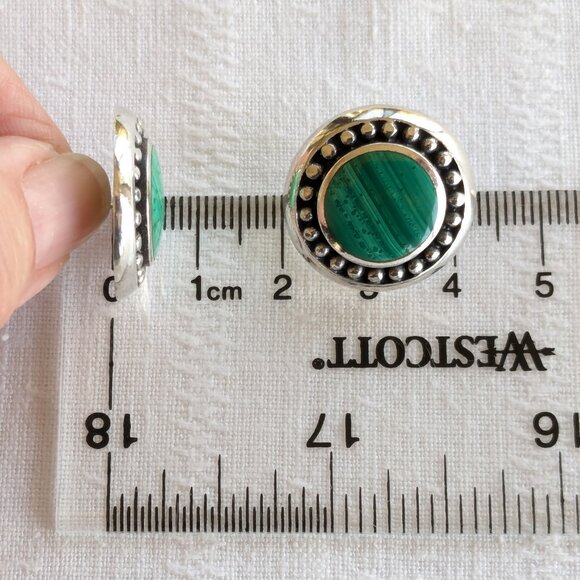 Barse Sterling Pendant on Chunky Stone Necklace-Choice of Sterling Earrings - Picture 12 of 14